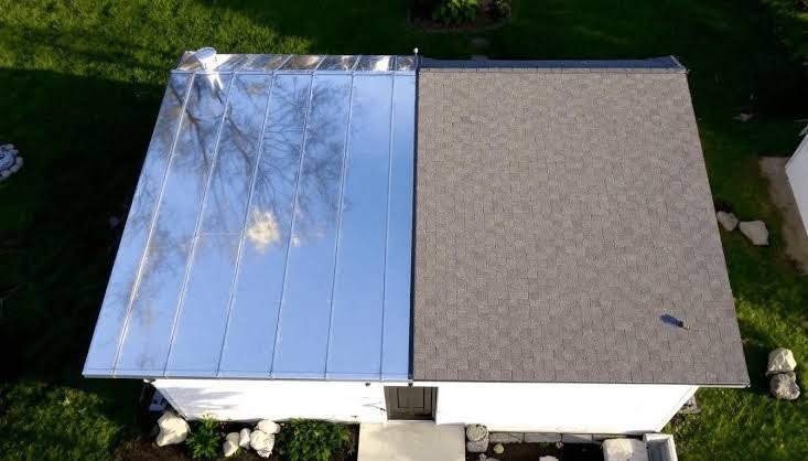 metal roof vs shingle roof